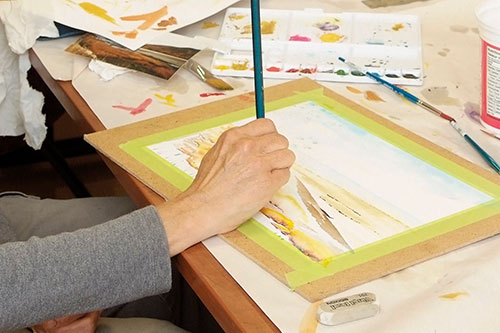 Watercolour Workshop with Barrie Fraser